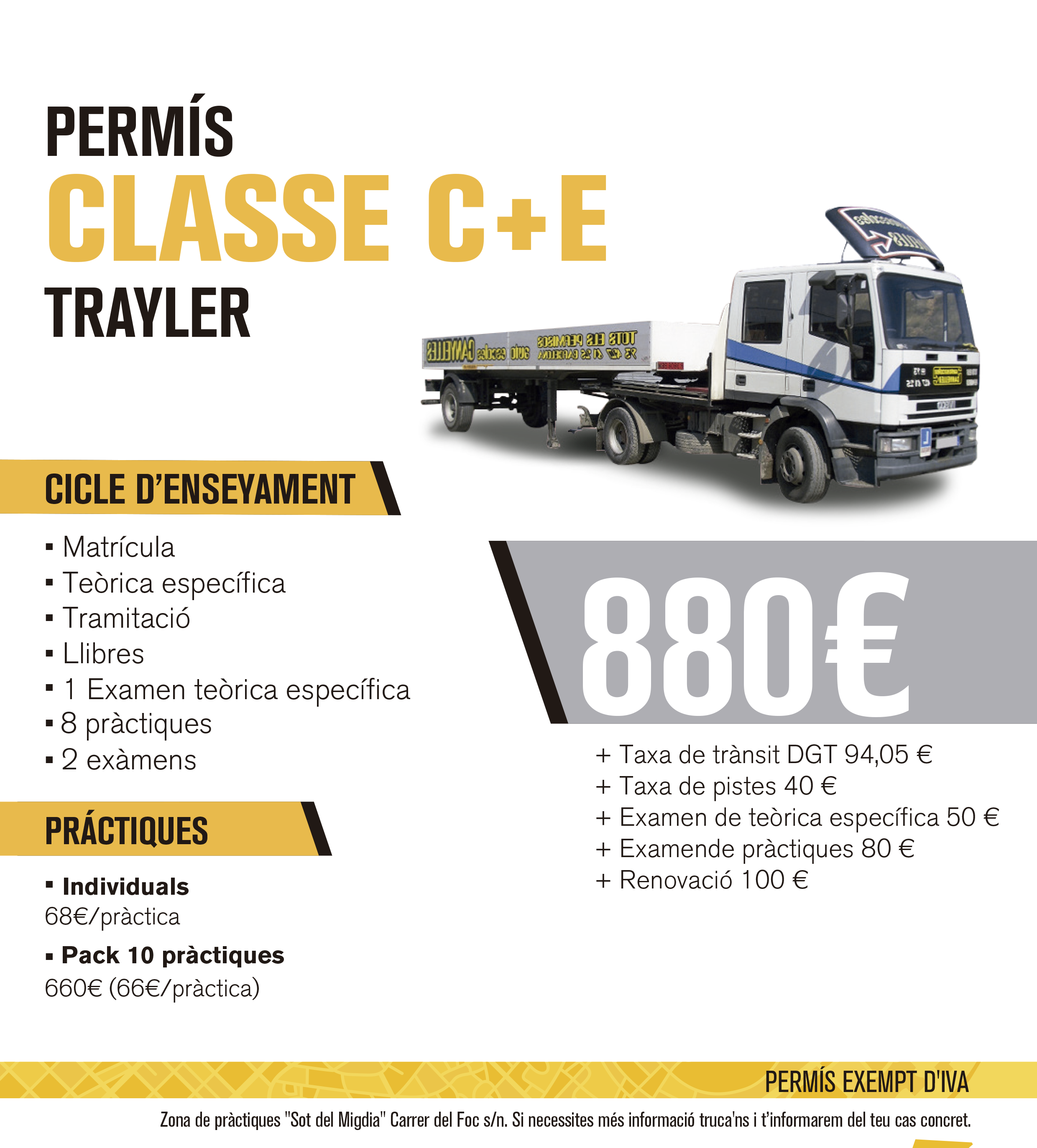 CAMIÓ - CLASSE C+E